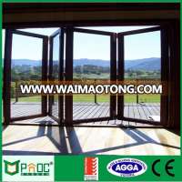 Factory Direct Price aluminum folding  doors with double tempered glass For Restaurant