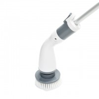 Electric Spin Scrubber, with Replaceable Rotating Cleaning Brush Heads, Tool-Free Adjustable Extension Handle for Tub